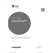 LG LAP240 LAP240.DUSALLK Sound Plate manual cover