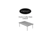 Crosley CO6234 Table manual cover