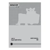 Sencor SLE 50F14TCS Television manual cover