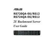 ASUS RS720QA-E6-RS12 Server manual cover