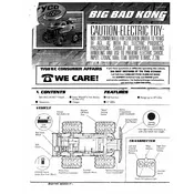 Tyco Mattel RC Big Bad Kong 92412 Toy manual cover