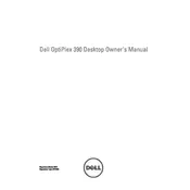 Dell OptiPlex 390 Desktop manual cover