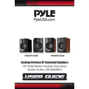 Pyle PBKSP30DB Speaker manual cover