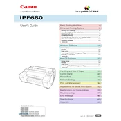 Canon imagePROGRAF iPF680 manual cover