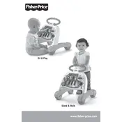 Fisher Price Mattel Little Superstar 2-in-1 Singing Band Walker N7630 Toy manual cover