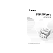 Canon DR-5020 manual cover