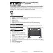 Sealey SCR18B Toolbox manual cover