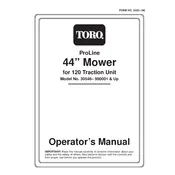 Toro ProLine 44-inch 30546 Tractor manual cover