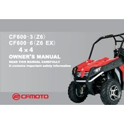 CFMOTO CF600-3 Z6 2015 ATV manual cover