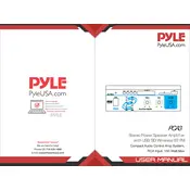 Pyle PCA3 Amplifier manual cover