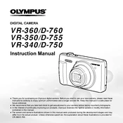 Olympus D-750 manual cover