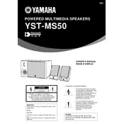 Yamaha YST-MS50 Speaker manual cover