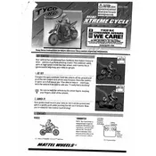 Tyco Mattel Mini Xtreme Cycles 92875 Toy manual cover