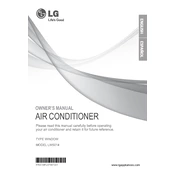 LG LW5014 LW5014.ASWAOSU Air Conditioner manual cover