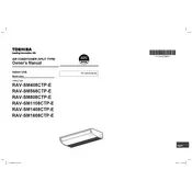 Toshiba RAV-SM408CTP-E Air Conditioner manual cover