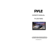 Pyle PLDD75BG Monitor manual cover