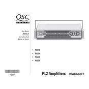 QSC PL2 Amplifiers Powerlight 2 PL218 manual cover