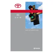 Toyota 86 2018 Sports Car manual cover