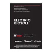 Trek Bosch eBike Systems Nyon Bicycle manual cover