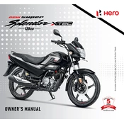 Hero Super Splendor Xtec 2023 Motorcycle manual cover