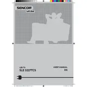 Sencor SLE 3227TCS Television manual cover