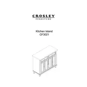 Crosley CF3021 Kitchen Island manual cover