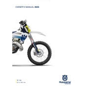 Husqvarna TE 150 2024 Motorcycle manual cover