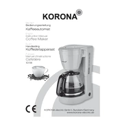 Korona 10118 Coffee Maker manual cover