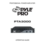 Pyle PTA3000 Amplifier manual cover