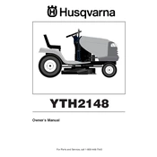 Husqvarna YTH2148 Tractor manual cover