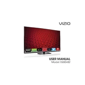 Vizio E650i-B2 TV manual cover