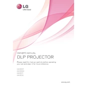 LG HW301G HW301G.AUS Projector manual cover