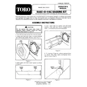 Toro Rake-o-Vac 51531C Vacuum manual cover