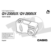 Casio QV2300UX Camera manual cover