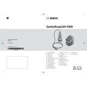 Bosch GardenPump18V-2000 Pump