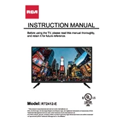 RCA RT2412-E TV manual cover