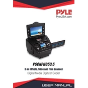 Pyle PSCNPHO53.5 Scanner manual cover