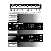 Peavey Pro-Fex Amplifier manual cover