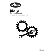 Ariens Sierra 936014-026 2000 Tractor manual cover