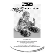 Fisher Price Mattel Rockin Roadsters Drag Strip 77839 Toy manual cover