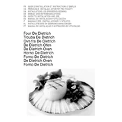 De Dietrich DOE740XS Oven manual cover