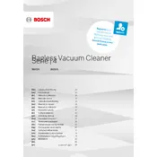 Bosch Series 4 BGC21X3GB Vacuum manual cover