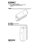 QSC AD-S282HT manual cover