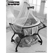 Fisher Price Mattel Zen Collection Gliding L7836 Bassinet manual cover