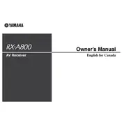 Yamaha RX-A800 Receiver