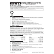 Sealey PTB141507 Chest manual cover