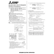 Mitsubishi NF800-SEWL Breaker manual cover