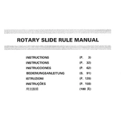 Seiko Rotary Slide Rule manual cover