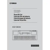 Yamaha EZ-300 Keyboard manual cover