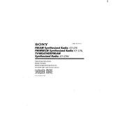 Sony ICF-S79 manual cover